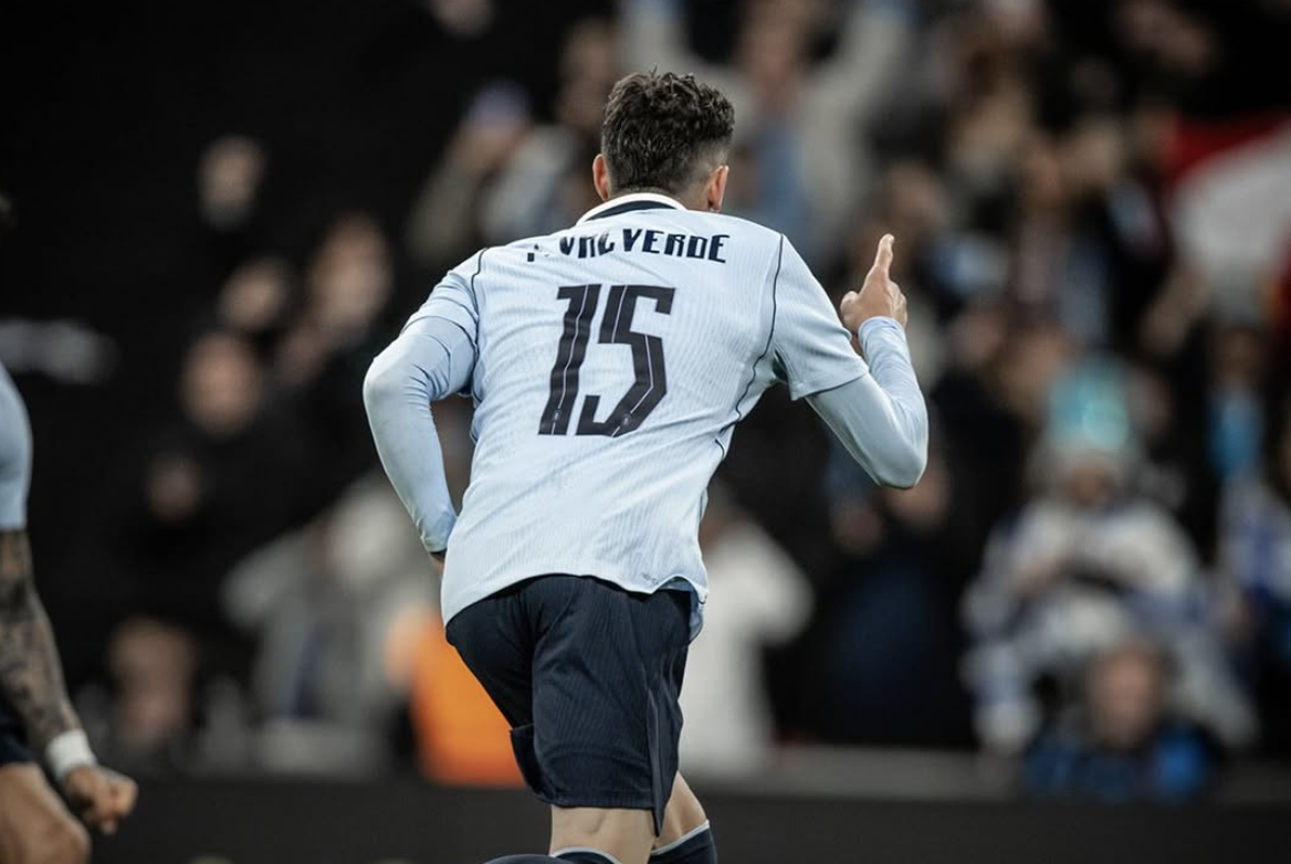 Fede Valverde. Uruguay vs. Inglaterra.